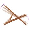 vidaXL Sedie da Spiaggia Pieghevoli 2 pz Tortora in Tessuto e Legno