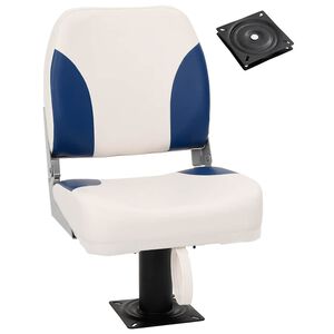 vidaXL Sedile per Barca con Supporto Girevole 360&deg;