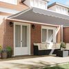 vidaXL Tenda da Sole Grigio chiaro 500 x 300 x 165 cm
