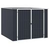 vidaXL Capanno da Giardino Antracite 195x198x159 cm in Acciaio Zincato