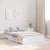 vidaXL Struttura letto con contenitore Bianco 120 x 200 cm
