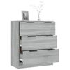 vidaXL Credenza Grigio Sonoma 60x30x70 cm in Legno tecnico
