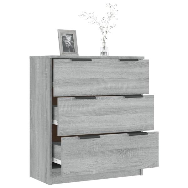 vidaXL Credenza Grigio Sonoma 60x30x70 cm in Legno tecnico