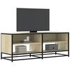 vidaXL Mobile TV Rovere Sonoma 120,5x40x46cm Legno Multistrato Metallo