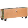 vidaXL Mobile Porta TV 120x30x50 cm in Legno Massello di Recupero