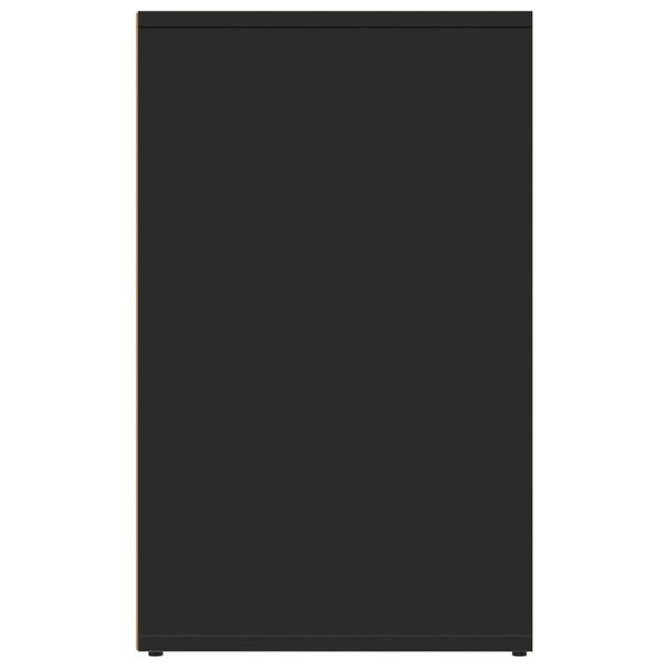 vidaXL Armadietto per Cosmetici Nero 80x40x65 cm in Legno Multistrato