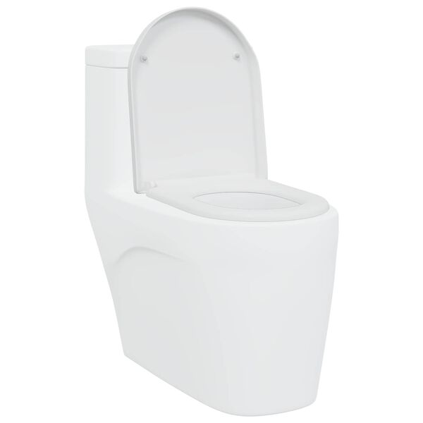 vidaXL Sedile del WC Bianco 46,2 x 36 x 4,3 cm Duroplast