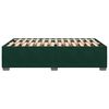 vidaXL Giroletto senza Materasso Verde Scuro 120x200 cm in Velluto