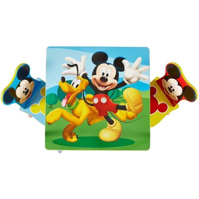 Disney 3 Pz Set Tavolo e Sedie Mickey Mouse in Legno WORL119014