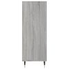vidaXL Credenza Grigio Sonoma 34,5x32,5x90 cm in Legno Multistrato