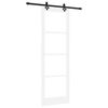vidaXL Porta scorrevole Bianco 78 x 232 cm