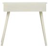 vidaXL Tavolo Consolle 2 Cassetti Intagliati Grigio 80x40x77,8cm Legno