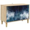vidaXL Mobile TV RAALTE 69 x 33 x 50 cm Sonoma Legno ingegnerizzato