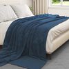 vidaXL Coperte da Pile 6 pcs Blu navy 240 x 270 cm Panno