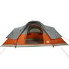vidaXL Tenda Familiare a Cupola 9 Persone Arancione Impermeabile