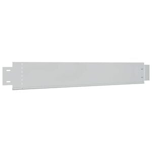 vidaXL Set 5 pz Bordo prato flessibile in acciaio galvanizzato 100 x 14 cm