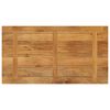 vidaXL Piano per Tavolo 110x50x3,8cm Rettangolare Legno Massello Mango