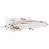 vidaXL Letto senza Materasso Bianco 180x200 cm Legno Massello di Pino