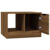 vidaXL Tavolino da Salotto Rovere Marrone 50x50x36cm Legno Multistrato