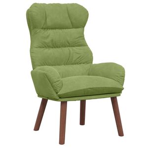vidaXL poltrona Verde chiaro 69 x 74 x 93 cm Velluto