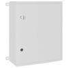 vidaXL Armadio di Controllo Grigio 57 x 23 x 60 cm Plastica ABS