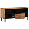 vidaXL Mobile TV Marrone 100 x 33 x 46 cm Legno di mango massello
