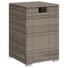 vidaXL Tavolo Copri Serbatoio Propano Grigio 40x40x60 cm in Polyrattan
