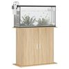 vidaXL Supporto per acquario in rovere Sonoma 81x36x73 cm in legno ingegnerizzato