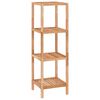vidaXL Scaffale da Bagno 36x36x112 cm in Legno Massello di Noce