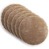 vidaXL Federa 6 pcs HEERLEN Marrone &Oslash; 50 cm Tessuto Chenille