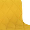 vidaXL Sedie da Pranzo Girevoli 2 pz Giallo Senape in Velluto