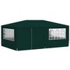 vidaXL Gazebo Professionale con Pareti 4x6 m Verde 90 g/m²