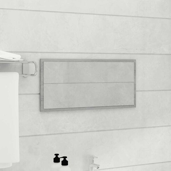 vidaXL Set Mobili da Bagno 2 pz Grigio Sonoma in Legno Multistrato