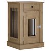 vidaXL Mobile da cassa per cani Rovere Artigianale 50 x 47,5 x 80 cm