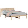 vidaXL Struttura del letto Marrone 150 x 200 cm Legno massello di pino