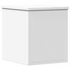 vidaXL Contenitore Portaoggetti Bianco 30x35x35 cm in Truciolato