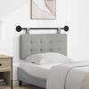 vidaXL Testata appesa Grigio Nuvola 100 x 55 x 5 cm Tessuto