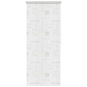 vidaXL Tenda a Rullo per Doccia 80x240 cm Schizzi