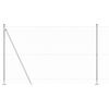 vidaXL Palo della recinzione Argento 25 x 1,4 m (rete da 25 mm)