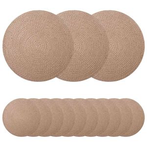 vidaXL Sottobicchieri in juta 50 pz Naturale 100% Juta Tossa