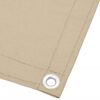 vidaXL Paravento da Balcone Beige 90x800 cm 100% Poliestere Oxford