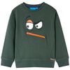 Felpa per Bambini Verde Scuro 92