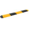 vidaXL Dosso Giallo e Nero 226x32,5x4 cm in Gomma