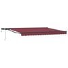 vidaXL Cornice per Tenda Manuale con LED Borgogna e Antracite 4 &times; 3 m