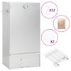 vidaXL Forno Affumicatore BBQ Generatore Fumo Freddo Acciaio Zincato