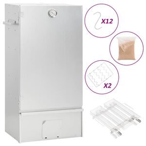 vidaXL Forno Affumicatore BBQ Generatore Fumo Freddo Acciaio Zincato