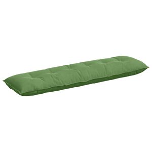 vidaXL Cuscino per Schiena Verde chiaro 180 x 50 cm Tessuto in Cords