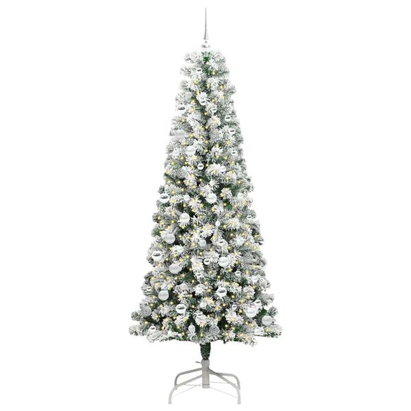 vidaXL Albero di Natale Artificiale con Rami Pieghevoli 210 cm