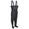 vidaXL Wader con Stivali e Cintura Nero Taglia 42
