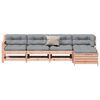 vidaXL Set Divani Giardino 5 pz con Cuscini Legno Massello di Douglas